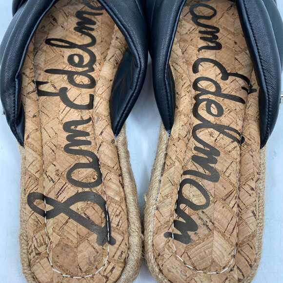 Sam Edelman Black Abbene Slide Sandals | Women’s Leather Regular US9 - Picture 3 of 8